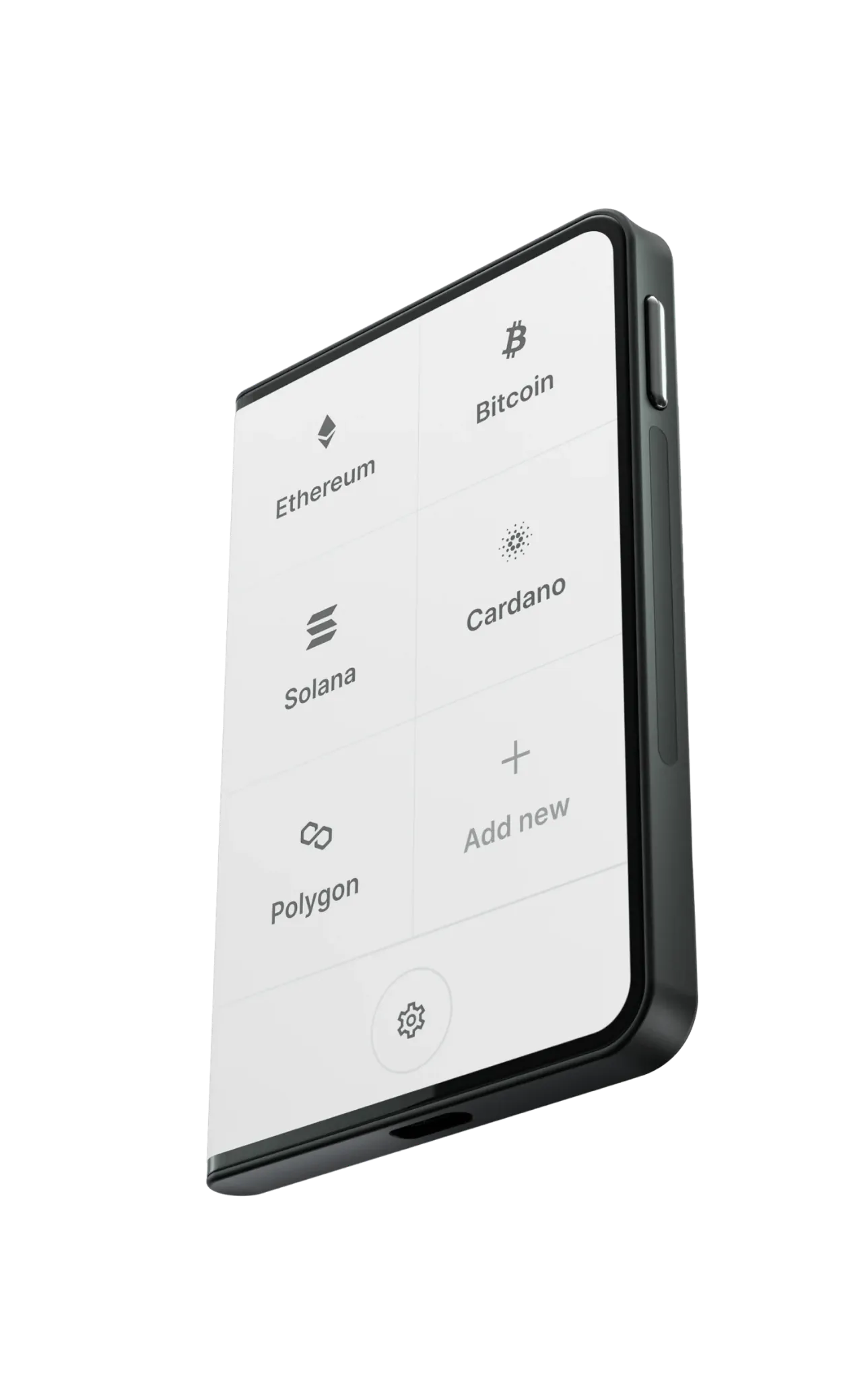 Ledger Stax 曲面 E-Ink 硬件钱包产品图